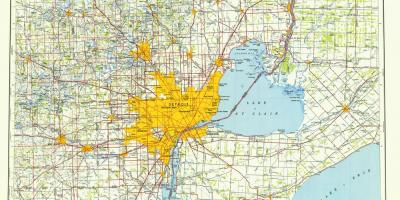 Detroit SHBA hartë