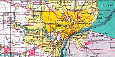 Harta Detroit