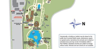 Harta e Detroit në kopshtin zoologjik