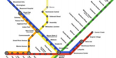 Metro Detroit hartë