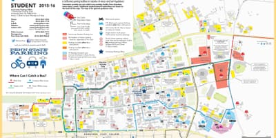 Harta e Detroit parking